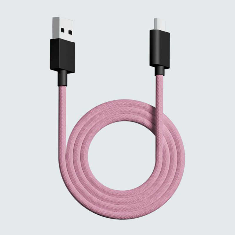 Pwnage Pwnage ウルトラカスタム Ergo用 USB-C ⇔ USB-Aケーブル [1.8m] ピンク pw-usb-type-c-paracord-cable-pink pw-usb-type-c-paracord-cable-pink