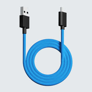 Pwnage ウルトラカスタム Ergo用 USB-C ⇔ USB-Aケーブル [1.8m] ブルー pw-usb-type-c-paracord-cable-blue