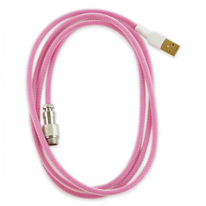 Kraken Keyboards Kraken Keyboards アビエイター付きキーボードケーブル　ピンク CABLEPINK CABLEPINK