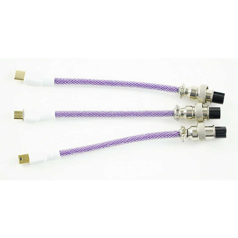 Kraken Keyboards Kraken Keyboards アビエイター付きキーボードケーブル　パープル CABLEPURPLE CABLEPURPLE