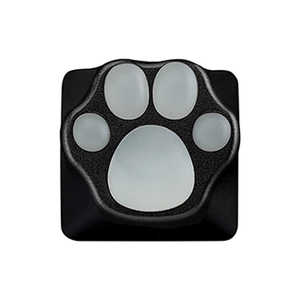 ZOMO Metal Kitty Paw Keycap Black Transparent ゲーミングキーキャップ ブラック METALKITTYPAWBTRANS ZOMO Metal Kitty Paw Keycap Black Transparent ゲーミングキーキャップ ブラック METALKITTYPAWBTRANS