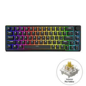 Gamesense Clutch Black Keyboard Gateron Pro イエロー軸 ブラック [有線 /USB (Type-C)] GSCLUTCHBGRYELLOW