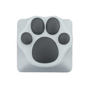 ZOMO ABS Kitty Paw Keycap White Grey ゲーミングキーキャップ グレー ABSKITTYPAWWHITEGREY ZOMO ABS Kitty Paw Keycap White Grey ゲーミングキーキャップ グレー ABSKITTYPAWWHITEGREY