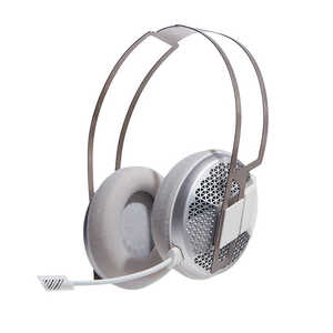 FUMO TRUTH Open Air Gaming Headset ゲーミングヘッドセット ［φ3.5mmミニプラグ /両耳 /ヘッドバンドタイプ］ シルバー FUMO-GHS1