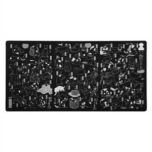 The mousepad company ߥ󥰥ޥѥå 914x457x3mmArtist Series (Large) Cats by Kuniyoshi MPCATSNIGHTL