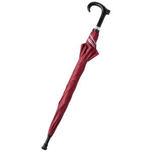 ファミリー・ライフ 晴雨兼用ステッキ傘 赤 a3544920 ファミリー・ライフ 晴雨兼用ステッキ傘 赤 a3544920