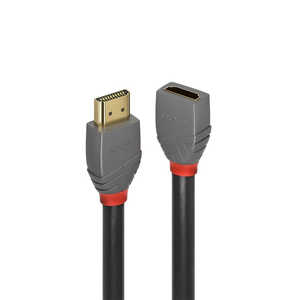 LINDY HDMI�����P�[�u�� ver2.1 �wANTHRA LINE�x �m0.5m / HDMI��HDMI / �C�[�T�l�b�g�Ή��n �O���[ 36475