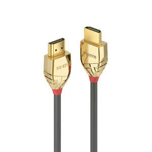 LINDY HDMI�P�[�u�� ver2.1 �wGOLD LINE�x �m3m / HDMI��HDMI / �C�[�T�l�b�g�Ή��n �S�[���h 37603