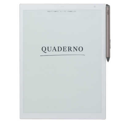 新品】FUJITSU QUADERNO 電子ペーパーＡ４サイズ サテンホワイト