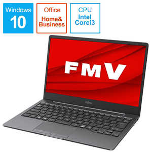 富士通　FUJITSU ノートパソコン LIFEBOOK EH[13.3型/Core i3/SSD:128GB/メモリ:4GB/2020年冬] FMVEH1 ダｰクシルバｰ