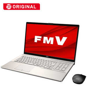 富士通　FUJITSU LIFEBOOK NH78/E3 シャンパンゴｰルド [17.3型/AMD Ryzen 7/SSD:1TB/メモリ:8GB/2021年1月] FMVN78E3GB