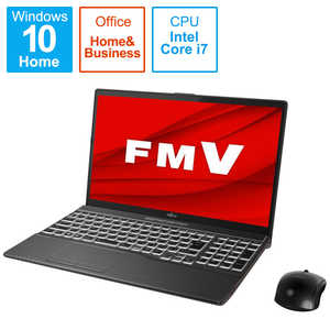 ＜コジマ＞ 富士通 FUJITSU ノートパソコン LIFEBOOK AH-X/F1(4K有機EL) [15.6型 /intel Core i7 /SSD:1TB /メモリ:16GB /2021年春モデル] I#O有#BK FMVAXF1B