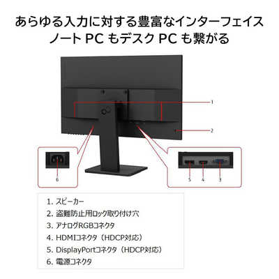富士通 FUJITSU PCモニター VTシリーズ ブラック [23.8型 /フル