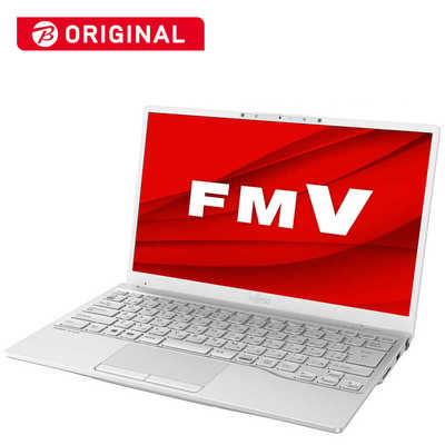 富士通　FUJITSU ノートパソコン LIFEBOOK UH75/E3 シルバーホワイト [13.3型 /AMD Ryzen 5 /メモリ：8GB  /SSD：512GB /2020年冬モデル] FMVU75E3WB