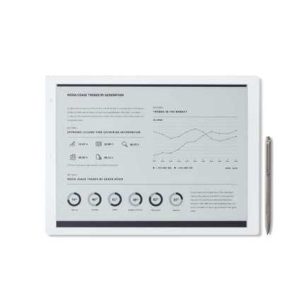 新品】FUJITSU QUADERNO 電子ペーパーＡ４サイズ サテンホワイト
