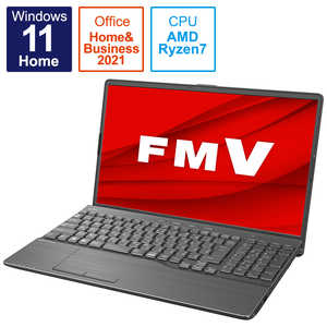 ٻ FUJITSU ڥȥåȡۥΡȥѥ LIFEBOOK AH50/G2 ֥饤ȥ֥å [15.6 /Win11 Home /AMD Ryzen 7 /ꡧ8GB /SSD512GB /Office] FMV