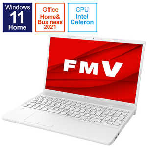 富士通　FUJITSU ノートパソコン FMV Lite 3515/G2 アーバンホワイト [15.6型 /Windows11 Home /intel Celeron /メモリ:8GB /SSD:256GB] FMV3515G2W