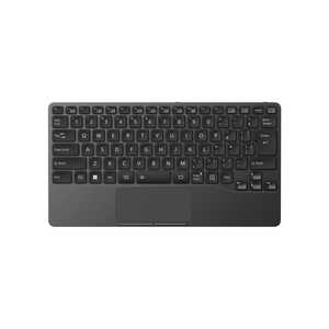 富士通　FUJITSU キーボード FMV Mobile Keyboard(iPadOS/Mac/Windows11対応) ダークシルバー [有線･ワイヤレス /Bluetooth･USB-A+USB-C] FMVNKBUD