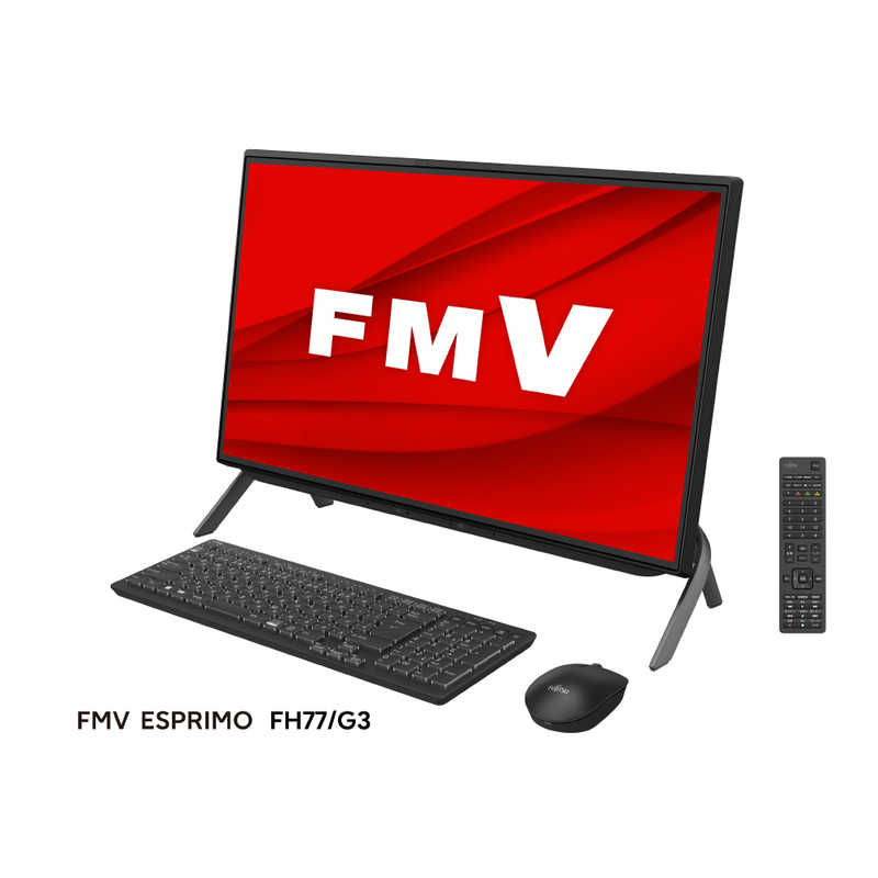 富士通　FUJITSU 富士通　FUJITSU デスクトップパソコン ESPRIMO FH77/G3(テレビ機能) ブラック FMVF77G3B FMVF77G3B