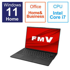 富士通　FUJITSU ノートパソコン FMV LIFEBOOK UH90/H1 ピクトブラック FMVU90H1B