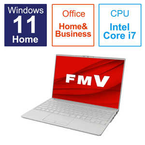 富士通　FUJITSU ノートパソコン FMV LIFEBOOK UH90/H1 フロストグレー  FMVU90H1H