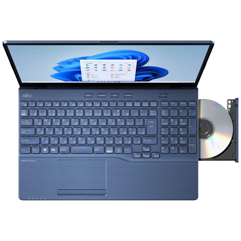 富士通　FUJITSU 富士通　FUJITSU FMV LIFEBOOK AH50/H3 ［15.6型 /Windows11 Home /AMD Ryzen 7 / Office HomeandBusiness］ メタリックブルー FMVA50H3L FMVA50H3L