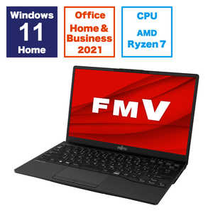 富士通　FUJITSU FMV LIFEBOOK UH75/H3 [13.3型 / メモリ：16GB /SSD：256GB] ピクトブラック FMVU75H3B