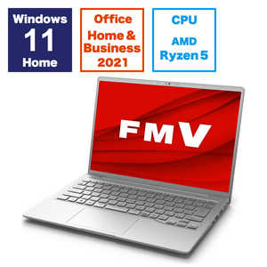 富士通 FUJITSU 【アウトレット】FMV LIFEBOOK MH55/J1 [14.0型 /Win11 Home /AMD Ryzen 5 /メモリ16GB /SSD256GB ] ファインシルバー FMVM55J1S