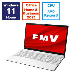 富士通　FUJITSU FMV LIFEBOOK AH450/J  プレミアムホワイト FMVA450JW