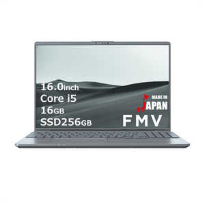 富士通 FUJITSU FMV LIFEBOOK PH50/J3［16.0型/intel Core i5/メモリ：16GB/SSD：256GB/Office HomeandBusiness］ストームグレー FMVP50J3H