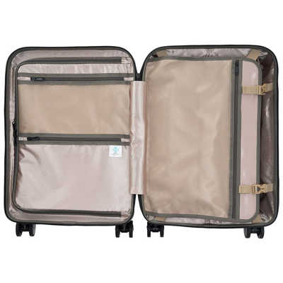 A.L.I　ハードキャリー Pitaflat ワンタッチフロントオープン バニラ [TSAロック搭載 /37L /3泊〜5泊]　PIF881018 A.L.I ハードキャリー Pitaflat ワンタッチフロントオープン バニラ