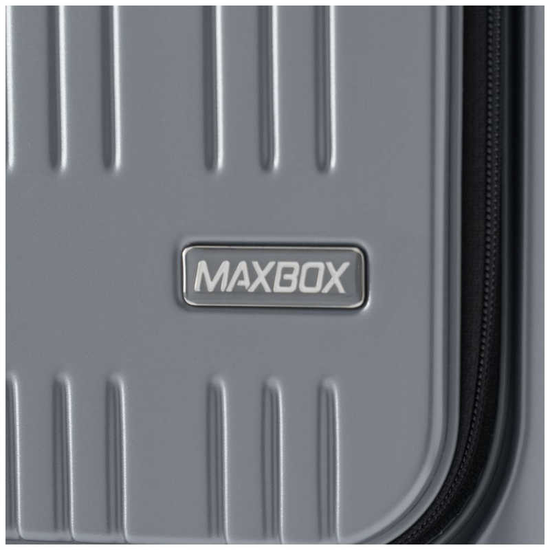 A.L.I A.L.I スーツケース ジッパータイプ 宿泊目安：10日間以上 142L 大容量 前輪ストッパー フロントオープン MAXBOX マットアッシュグレー MX-8011-33W MX-8011-33W