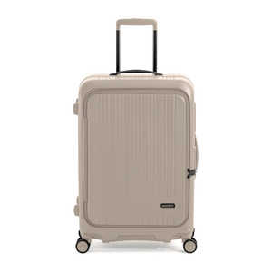 A.L.I スーツケース ジッパータイプ 宿泊目安:4?6日間 65L 横開きフロントオープン 前輪ストッパー 内装抗菌・防臭加工 亜麻色 MX-8011RV-24 A.L.I スーツケース ジッパータイプ 宿泊目安:4?6日間 65L 横開きフロントオープン 前輪ストッパー 内装抗菌・防臭加工 亜麻色 MX-8011RV-24