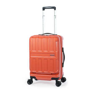 A.L.I スーツケース ジッパータイプ 宿泊目安:1?3日間 36L ストッパー機能 フロントオープン TSAロック搭載 パパイヤオレンジ ALI-8511-18 A.L.I スーツケース ジッパータイプ 宿泊目安:1?3日間 36L ストッパー機能 フロントオープン TSAロック搭載 パパイヤオレンジ ALI-8511-18