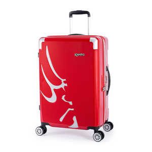 A.L.I スーツケース ジッパータイプ 拡張機能搭載 スーツケースカバー付き 宿泊目安：7～9日間 [TSAロック搭載 / 70L] KABUKI 紅 KBK-1603-24W