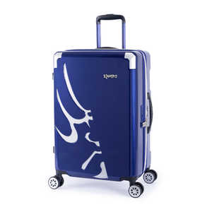 A.L.I スーツケース ジッパータイプ 拡張機能搭載 スーツケースカバー付き 宿泊目安：7～9日間 [TSAロック搭載 / 70L] KABUKI 瑠璃紺 KBK-1603-24W