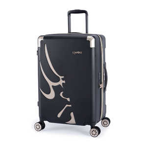 A.L.I スーツケース ジッパータイプ 拡張機能搭載 スーツケースカバー付き 宿泊目安：7～9日間 [TSAロック搭載 / 70L] KABUKI 黒衣 KBK-1603-24W