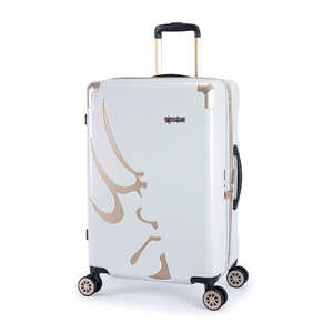 A.L.I スーツケース ジッパータイプ 拡張機能搭載 スーツケースカバー付き 宿泊目安：7～9日間 [TSAロック搭載 / 70L] KABUKI 白塗 KBK-1603-24W