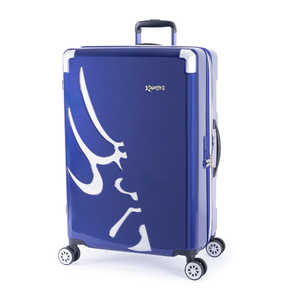 A.L.I スーツケース ジッパータイプ 拡張機能搭載 スーツケースカバー付き 宿泊目安：7～9日間 [TSAロック搭載 / 98L] KABUKI 瑠璃紺 KBK-1603-28W