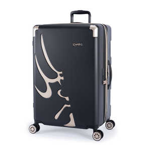 A.L.I スーツケース ジッパータイプ 拡張機能搭載 スーツケースカバー付き 宿泊目安：7～9日間 [TSAロック搭載 / 98L] KABUKI 黒衣 KBK-1603-28W