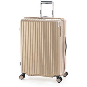 SOLIDKNIGHT スーツケース ジッパータイプ 75L 拡張機能付き マットシャンパン ALI-075-24W SOLIDKNIGHT スーツケース ジッパータイプ 75L 拡張機能付き マットシャンパン ALI-075-24W