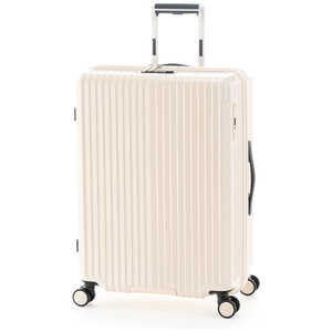 SOLIDKNIGHT スーツケース ジッパータイプ 75L 拡張機能付き マットバニラ ALI-075-24W SOLIDKNIGHT スーツケース ジッパータイプ 75L 拡張機能付き マットバニラ ALI-075-24W
