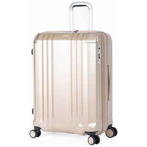 A.L.I スーツケース ジッパータイプ 宿泊目安:7?9日間 70L 拡張機能搭載 前輪ストッパー ダブルホイールキャスター シャンパンGD ALI-089-24W A.L.I スーツケース ジッパータイプ 宿泊目安:7?9日間 70L 拡張機能搭載 前輪ストッパー ダブルホイールキャスター シャンパンGD ALI-089-24W