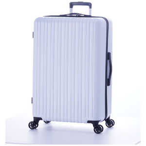 A.L.I スーツケース ハードキャリー 宿泊目安：１週間以上 95L TSAロック搭載 マットホワイト ALI-9327-28