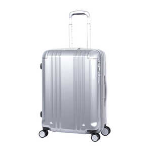 A.L.I スーツケース ジッパータイプ 宿泊目安:4?6日間 52L 拡張機能搭載 前輪ストッパー ダブルホイールキャスター クロームシルバー ALI-089-22W A.L.I スーツケース ジッパータイプ 宿泊目安:4?6日間 52L 拡張機能搭載 前輪ストッパー ダブルホイールキャスター クロームシルバー ALI-089-22W