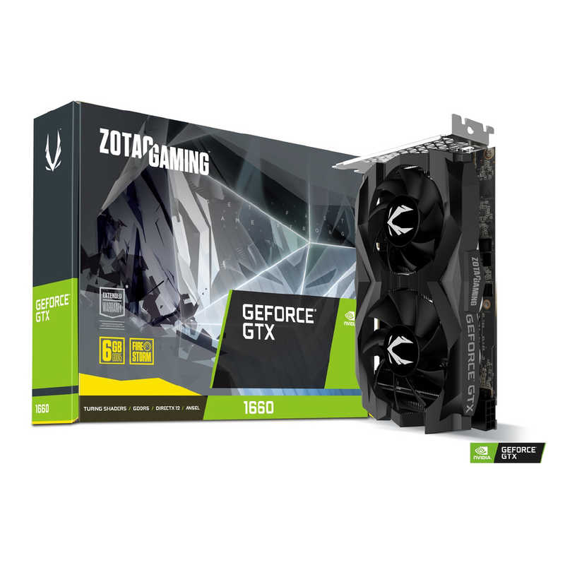 ZOTAC ZOTAC ZOTAC GAMING GeForce GTX 1660 6GB GDDR5　ZT-1660-6G/ZT-T16600F-10L｢バルク品｣ ZTT16600F10L ZTT16600F10L