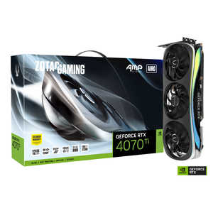 ZOTAC ߥ󥰥եåܡ GeForce RTX 4070 Ti AMP EXTREME AIRO GeForce RTX꡼ /12GBϡ֥Х륯ʡ ZT-D40710B-10P