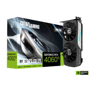 ZOTAC ߥ󥰥եåܡ GeFoce RTX4060 Ti Twin EdgeGeForce RTX꡼ /8GBϡ֥Х륯ʡ ZT-D40610E-10M