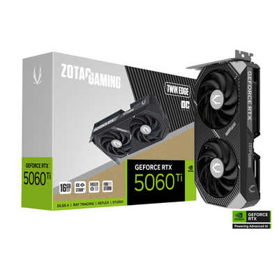 ZOTAC ゲーミンググラフィックボード RTX 5060 Ti 16GB Twin Edge OC 