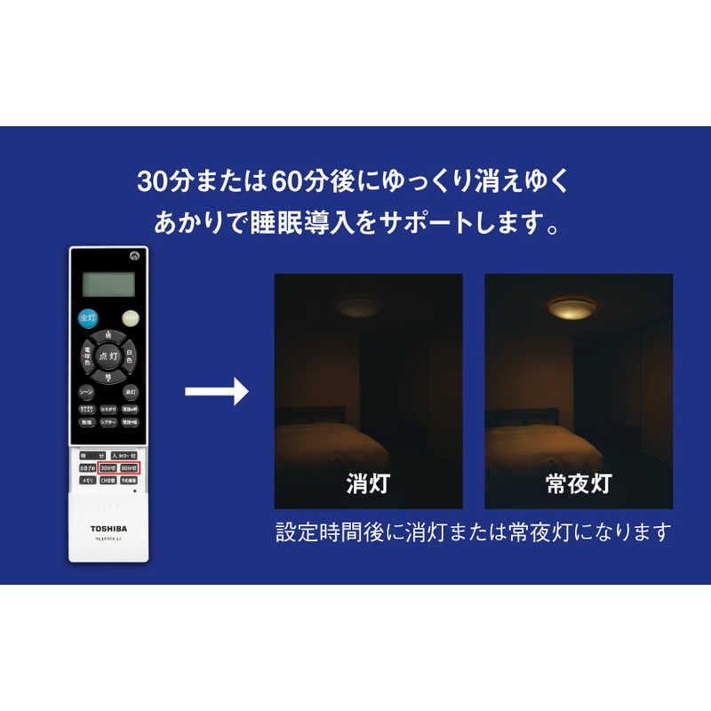 東芝　TOSHIBA 東芝　TOSHIBA LEDシーリングライト 8畳 昼光色～電球色 リモコン付属 【導光板】【全面発光】 NLEH08015A-LC NLEH08015A-LC